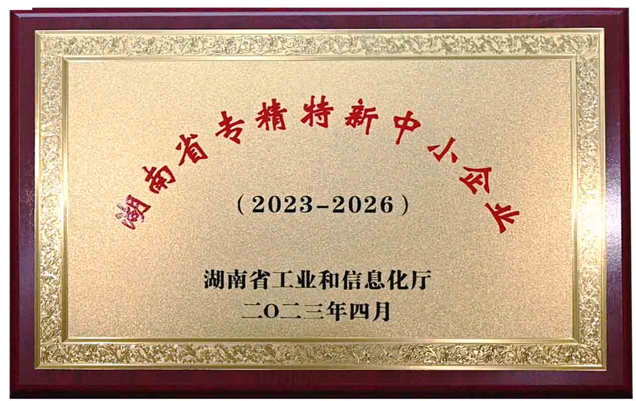 湖南省專(zhuān)精特新中小企業(yè)